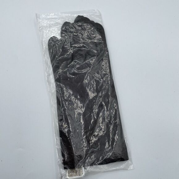 Vintage Christian Dior Women’s Leather Gloves Chocolate Brown Glam Classic Chic - Picture 4 of 9